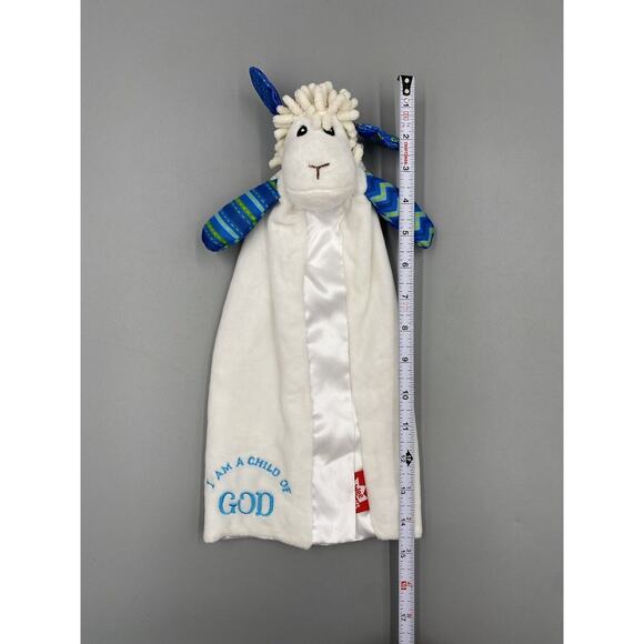 Wee Believers Levi The Lamb Lovey Baby Security Blanket I Am A Child Of God - Picture 5 of 9